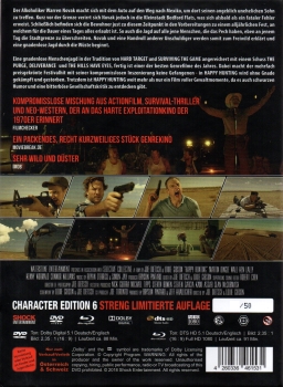 Happy Hunting - Run for your Life - 2-Disc Limited Uncut Mediabook von Shock Entertainment - Limitiert auf 50 Stück & nummeriert - Character Edition 6 - DVD & Blu-ray - Neu & OVP